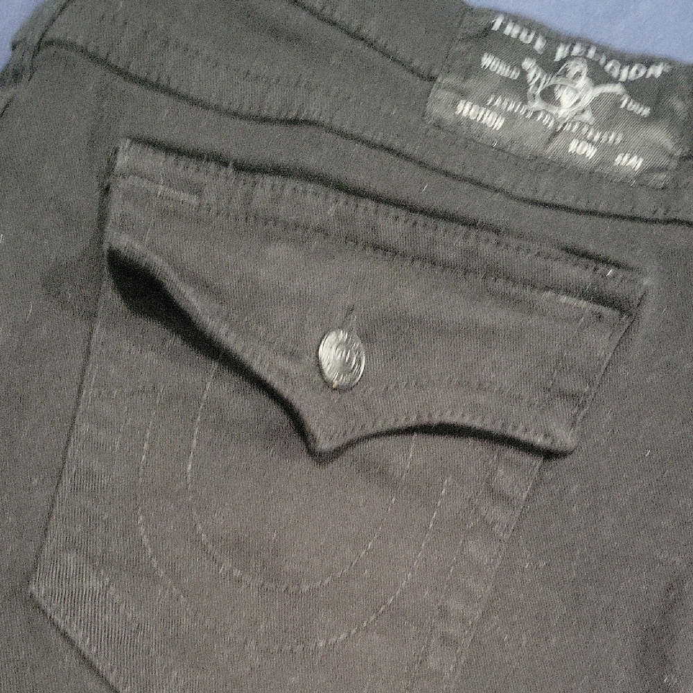 True Religion Charcoal Denim Pants